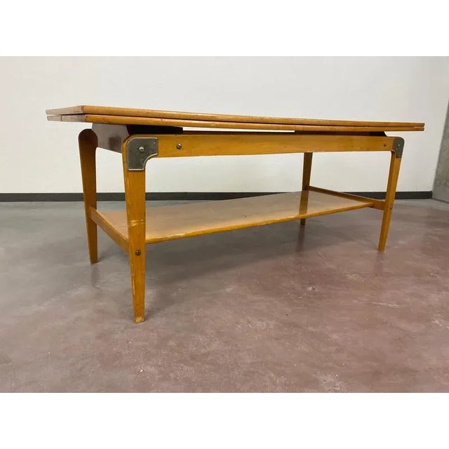 Vintage Adjustable Conference Table, 1960s For Sale - Image 13 of 14