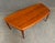 Vintage Danish Mid Century Modern Teak Elliptical Coffee Table Attributed to Johannes Andersen For Sale In Palm Springs - Image 6 of 10