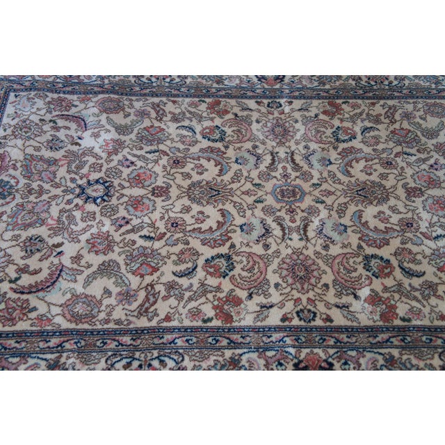 Late 20th Century Karastan 100% Wool Oriental Palmette Animal 738 Area Rug Carpet Mat 9' X 6'' For Sale - Image 5 of 15