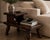 Wood Late 20th Century Rustic Primitive Two-Tier End Tables — Pair — Refinished in Old Chapel Satin Walnut For Sale - Image 7 of 7