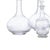 Glass and Crystal Bottles, 20th Century, Set of 6 For Sale - Image 3 of 6
