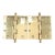 Pair of Baldwin 5 X 5 In. Polished Brass Butt Door Hinges For Sale