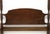 Traditional Councill Craftsmen Mahogany Traditional Queen Size Rice Carved Four Poster Bed For Sale - Image 3 of 10