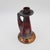 Red Antique Red Metallic Lustre Art Pottery Candle Holder With Gold and Blue Accents For Sale - Image 8 of 12
