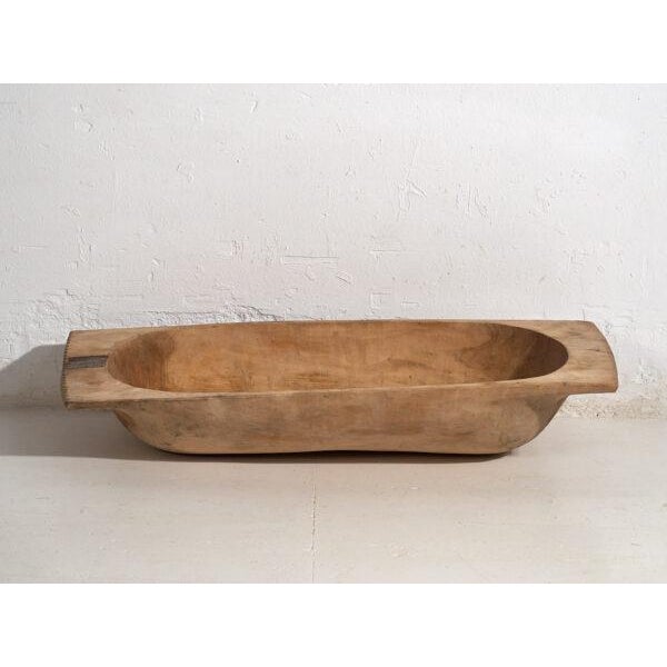 Antique Primitive Wooden Bowl For Sale - Image 5 of 9