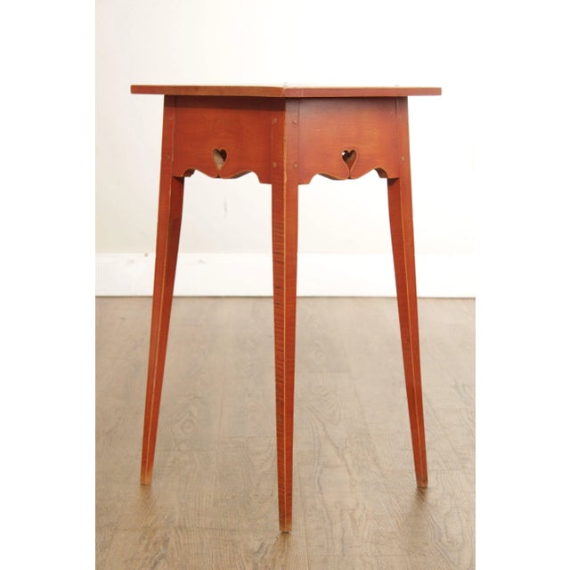 Late 20th Century David T. Smith Grain-Painted Side Table For Sale - Image 5 of 12