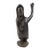 Early 20th Century Makonde Standing Wood Figure Tanzania For Sale
