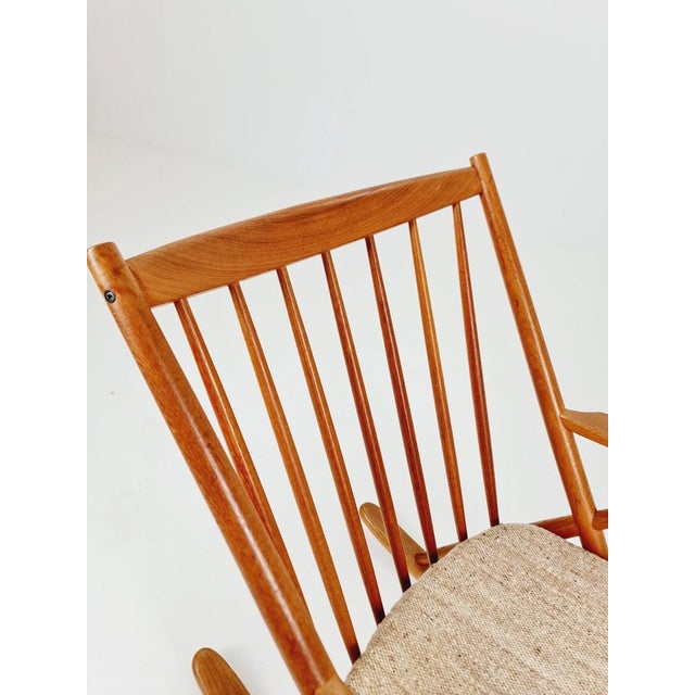 Danish Teak Rocking Chair by Frank Reenskaug for Bramin, 1960s For Sale - Image 17 of 18