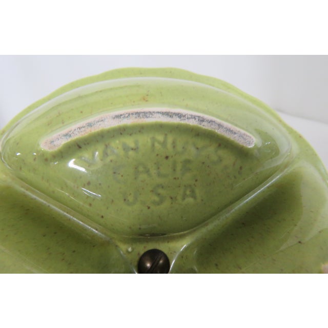 Lane and Co 1960 Van Nuys California 3000 Divided Serving Tray With Handle 4637b For Sale - Image 10 of 16