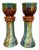 Vintage Majolica Ceramic Planters - A Pair For Sale