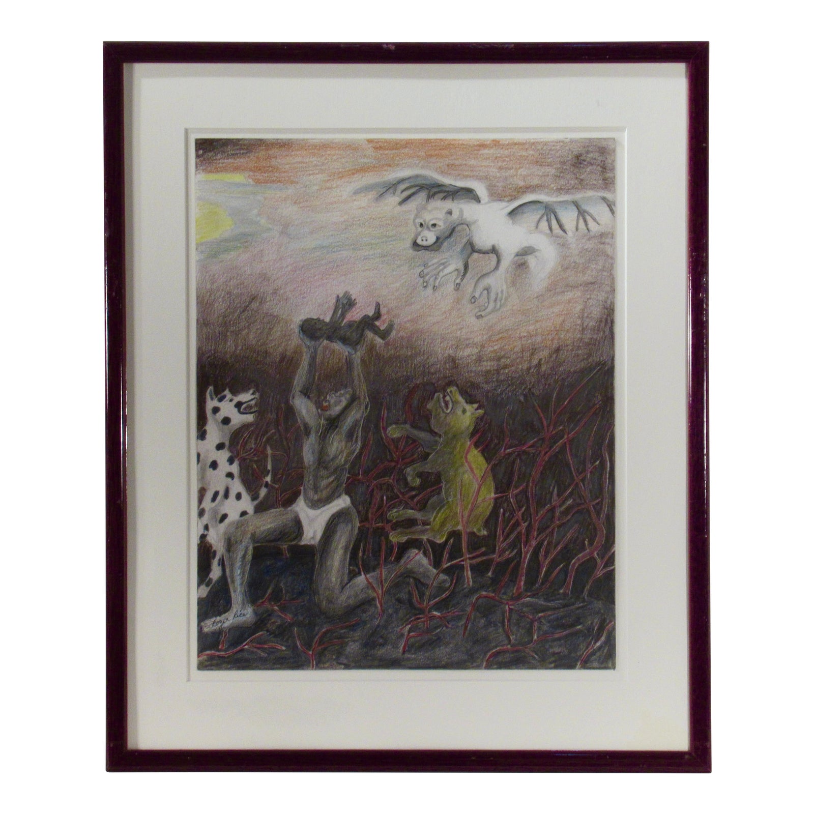 Roger Rice Untitled 2 C.1990 Drawings | Chairish