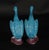 Ceramic Chinese Porcelain Turquoise Pair of Indian Runner Ducks For Sale - Image 7 of 8