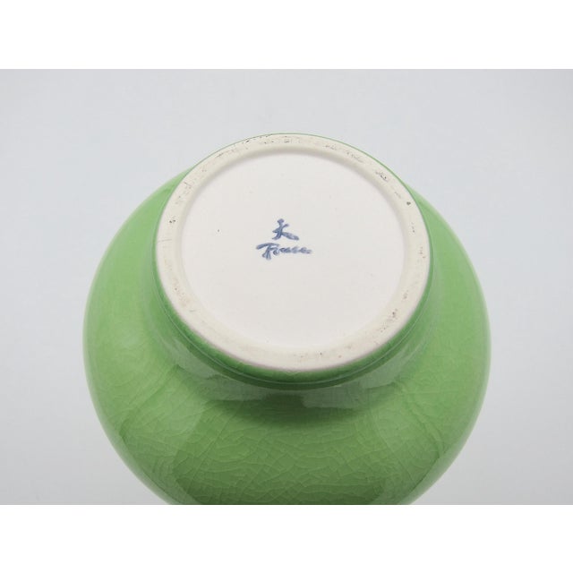 Rodney Rouse K'ang Hsi Porcelain Vase With Apple Green Craquelure Glaze For Sale In Los Angeles - Image 6 of 6