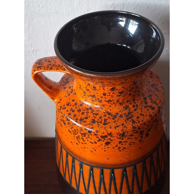 Mid-Century Modern Large Vintage Brutalist Ceramic Floor Vase, 1970s For Sale - Image 3 of 10