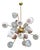 21st Century Opaline and Ombre Blush Murano Glass Sputnik Chandelier by Fabio LTD For Sale
