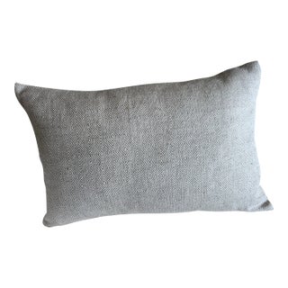 Single Belgian Linen/Cotton Cushion/Pillow-22” X 14" For Sale