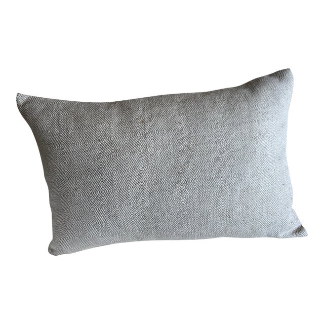 Single Belgian Linen/Cotton Cushion/Pillow-22” X 14" For Sale