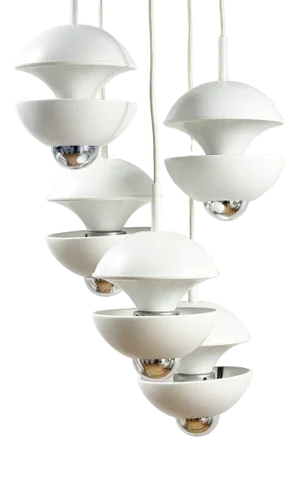 Space Age Cascading Ceiling Light by Klaus Hempel for Kaiser Leuchten, Germany, 1972