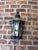 16" tall black exterior sconce light in perfect working condition. They have been painted to give them a slightly aged...