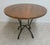 1990s Charleston Forge Hearthstone Wrought Iron Dinette Center Table Honey Suckle Maple For Sale In Philadelphia - Image 6 of 9