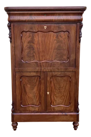 French Secretary in Mahogany, 1890s