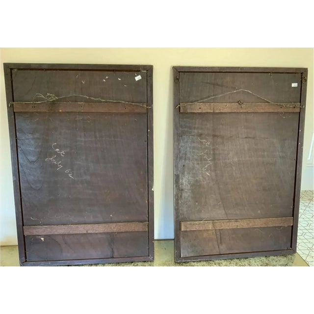 Antique Panels Depicting Japan’s Medieval Past- Set of 2 For Sale - Image 12 of 12