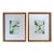 2026 Contemporary Abstract Pair of Paintings on Paper by Artist r.k. Red For Sale