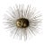 1970s Brutalist Brass Sun Face Wall Sculpture by Emaus, Mexico For Sale