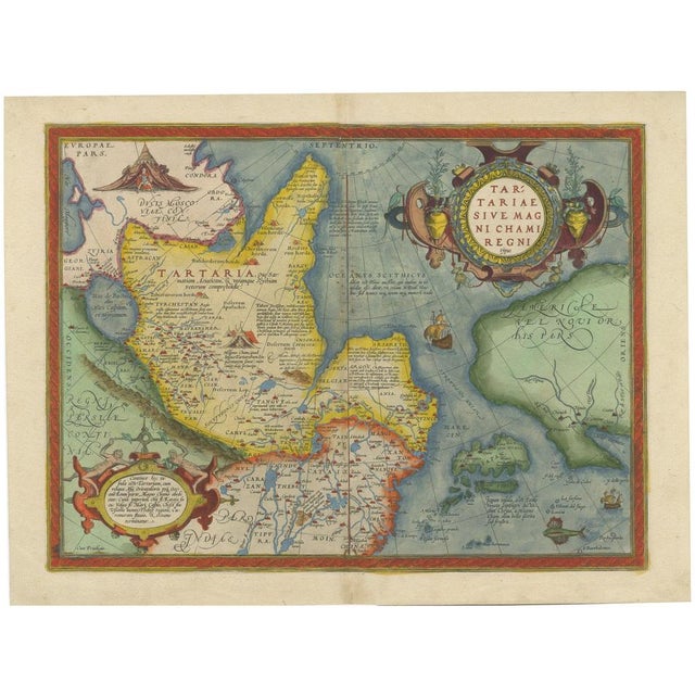 Ortelius Map, 1573 For Sale - Image 9 of 9