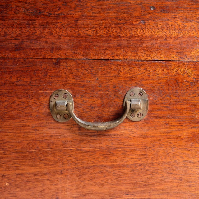19th Century French Camphor Wooden Marine Chest For Sale In Birmingham - Image 6 of 9