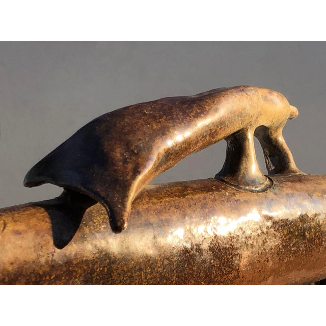 Brutalist Zoomorphic Ceramic Sculpture from La Borne, 1980s For Sale - Image 4 of 12