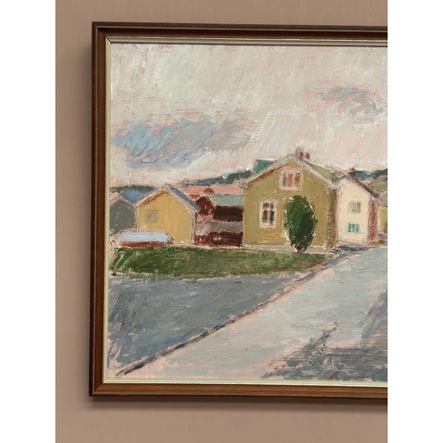 John Hedman, City View, 1982, Oil Painting on Panel, Framed For Sale - Image 13 of 18