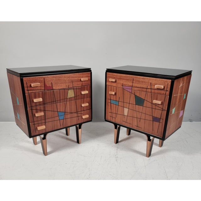 Vintage Bedside Tables, 1970s, Set of 2 For Sale - Image 4 of 12