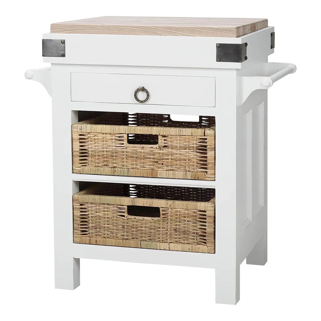 Country Small Kitchen Island | Chairish