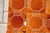 Ceramic 1910s Portuguese Art Deco Glazed Tiles Set of 30 Large Amber Brown Geometric Antique For Sale - Image 7 of 18