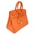 Contemporary Hermès "Orange H" Epsom Leather 25cm Birkin Bag With Palladium Hardware, 2007. For Sale - Image 3 of 14