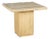 Matthew Izzo Home Mango Wood Marble Top Square Dining Table For Sale