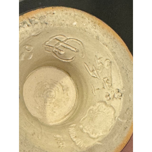 Antique Royal Doulton Lambeth Stoneware Hanna Barlow Incised Donkey Vase For Sale - Image 15 of 17