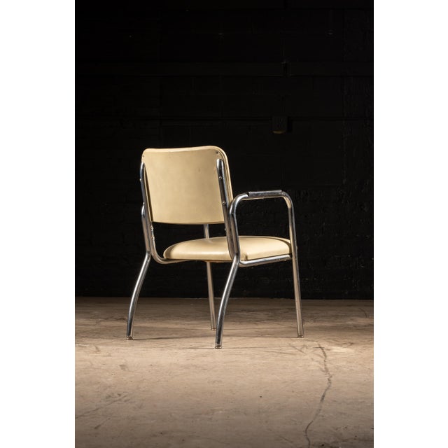 Circa 1950 Chrome Tube Armchair by Royal Metal Co. For Sale - Image 4 of 6