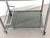 Mid-Century Italian Chrome and Glass Two Tier Rolling Bar Cart, 1970s For Sale - Image 16 of 17