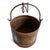 Farmhouse Large Antique Iron Bucket W/Handle For Sale - Image 3 of 8