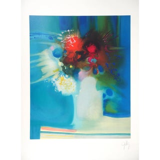 Daniel Gelis, Le bouquet éclatant, Lithograph For Sale