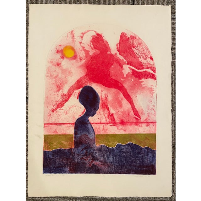 1970 William Patterson Salome Modern Etching For Sale - Image 4 of 4