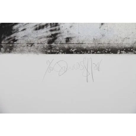 Artist: Donald Saff, American (1937 - ) Title: Mouse and Chair (Color) Year: circa 1980 Medium: Aquatint Etching, signed...