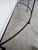 1980’s Rosemary Pozzi Franzetti Taos Style Hand-Cut Oxidized Steel Demilune Console Table/ Sold For Sale - Image 11 of 12