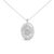 A luminous keepsake that feels like first light on your skin, this softly “puffed” oval medallion is sculpted in bright...