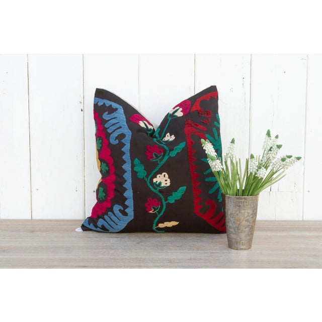 Suzani embroidery is a traditional form of needlework originating Central Asia. Suzani is a Persian word meaning "needle...