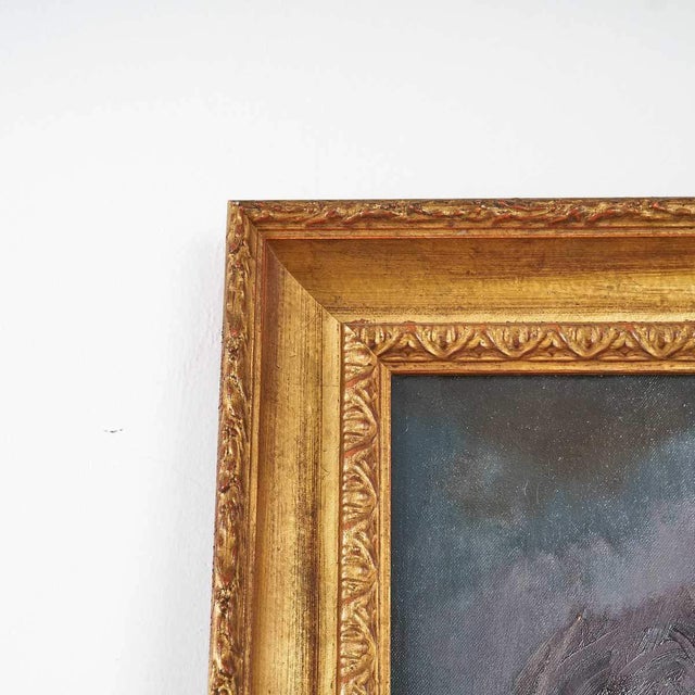 Bruno Fantini, Modern Composition, Oil on Canvas For Sale - Image 4 of 11