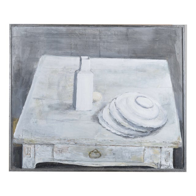 Imants Vecozols, Kitchen Table, 2024, Acrylic and Cardboard For Sale
