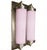 1940s Vintage Art Deco Light Old Lamp Wall Sconces Fixture Brass & Pink Glass Rod Ship Light - Pair For Sale - Image 5 of 5